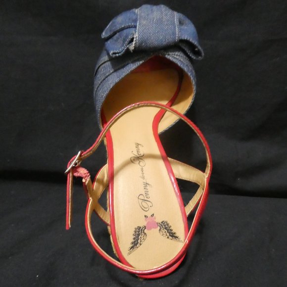 PENNY LOVES KENNY | Size 7 | Denim Espadrille Sandals - Picture 8 of 16